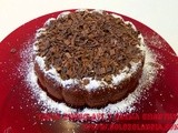 Tarta de chocolate y crema chantilli