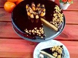 Tarta de chocolate y mandarina