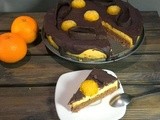 Tarta de naranja y chocolate