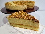 Tarta mousse de turrón