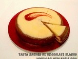 Tarta sacher de chocolate blanco