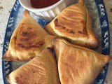 Baked Whole Wheat Spinach Tofu Samosa