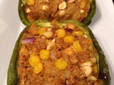 Tofu Stuffed Bell Pepper