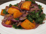 Warm Kale and Sweet Potato Salad