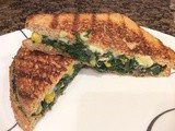 Whole Wheat Spinach Corn Panini