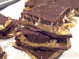 Salted Chocolate Peanut Butter Bark