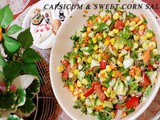 Capsicum & Sweet corn Salad