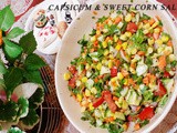 Capsicum & Sweet corn Salad