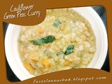 Cauliflower Grean peas Curry