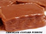 Chocolate Custard Pudding