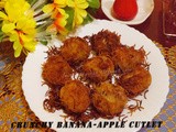 Crunchy Banana-Apple Cutlet