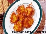 Crunchy Banana Fritters