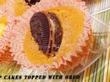 Cup Cake Topped With Oreo