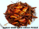 Garlic-Bird's Eye Chilli Pickle