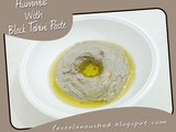 Hummus With Black Tahini Paste