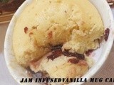 Jam Infused Mug Cake