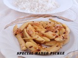 Spicy Chanacha Maanga/Special Mango Pickle