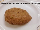 Unakka Chemmeen-Manga Chammanthi/Dried Prawns-Mango Chutney