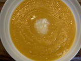 6 ingredient all-in-one Butternut Squash Coconut Soup [gluten free, diabetic friendly, vegan]