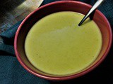 Another 6 ingredient Soup of Zucchini, ginger and coconut [gluten free, diabetic friendly, vegan]