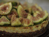 Baked Fig Cheesecake (gluten free)