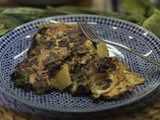 Borage, Mushroom and Potato Omelette