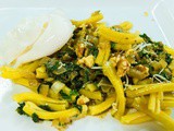 Casarecce with Turnip Leaves and Burrata