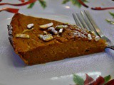 Crustless Pumpkin Pie [egg free, gluten free, reduced sugar]