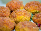 Delicious vegetable muffins made with chickpea flour