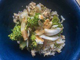 Jasmine rice with chicken and broccoli