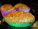 Low fat Chicken Ricotta Muffins with Spelt Flour