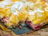 Quick Strawberry Strudel with Tahini