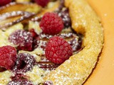 Raspberry Plum Clafoutis