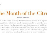 The month of Citrus