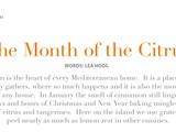 The month of Citrus