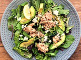 Today’s Quick Salad: Tuna Feta Avocado