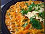 Methi-Paneer Bhurji in Gravy