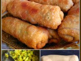 Puri-Bhaji Spring Rolls