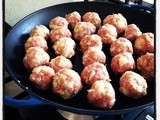 Bacon and Tomato Meatball Casserole