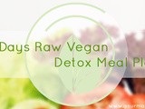 7-Days Raw Vegan Detox Meal Plan- free Printable