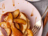Apple Pancakes (with Easy Homemade Caramel Sauce)