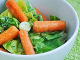 Baby Carrot Salad with Maple-Mustard Dressing