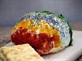 Bila de branza – aperitiv cu urda, verdeturi si condimente | Ricotta Cheese Ball with Spices and Herbs