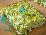 Budinca de dovlecei cu branza | Zucchini and Cheese Vegetarian Casserole