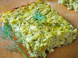 Budinca de dovlecei cu branza | Zucchini and Cheese Vegetarian Casserole