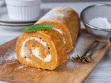 Carrot Cake Swiss Roll