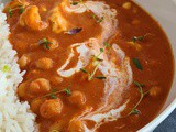 Chana Butter Paneer Masala with Basmati Rice