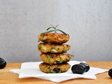 Chiftelute de linte cu masline si verdeturi | Lentil Patties with Olives and Herbs