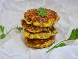 Chiftelute de quinoa cu porumb dulce si verdeturi | Quinoa Patties with Sweet Corn and Herbs