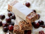 Coconut Cranberry Raw Bars (Gluten-free and Vegan)